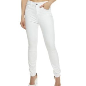 DENIM BLVD - White Skinny Jeans